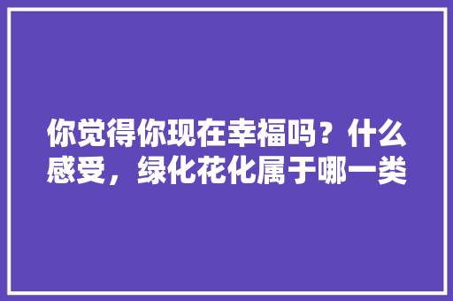 你觉得你现在幸福吗？什么感受，绿化花化属于哪一类项目内容。