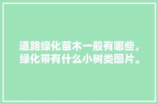 道路绿化苗木一般有哪些，绿化带有什么小树类图片。