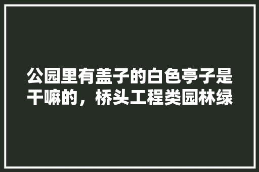 公园里有盖子的白色亭子是干嘛的，桥头工程类园林绿化特点有哪些。