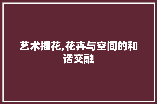 艺术插花,花卉与空间的和谐交融 果苗类